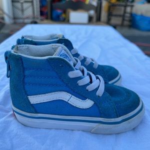 Blue, Toddler, Sk8-hi, Zip Vans